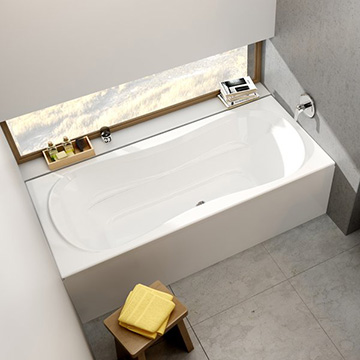 Atramos, apdailos plokštės ir apdailos plokštės tvirtinimo komplektas voniai Campanula II