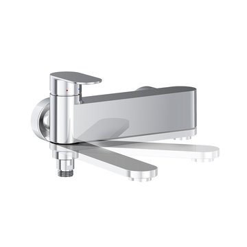 Sieninis vonios/dušo maišytuvas Chrome II, 150 mm